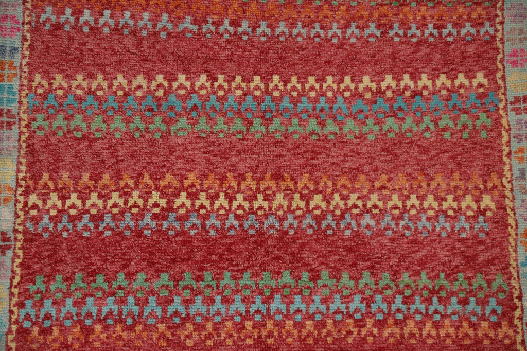 Geometric Gabbeh Kashkoli Area Rug 5x6