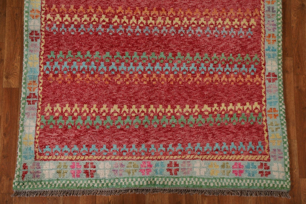 Geometric Gabbeh Kashkoli Area Rug 5x6