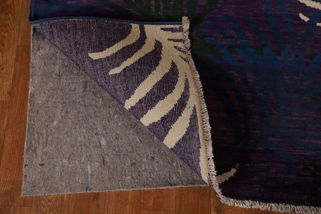 Contemporary Gabbeh Kashkoli Wool Area Rug 4x6