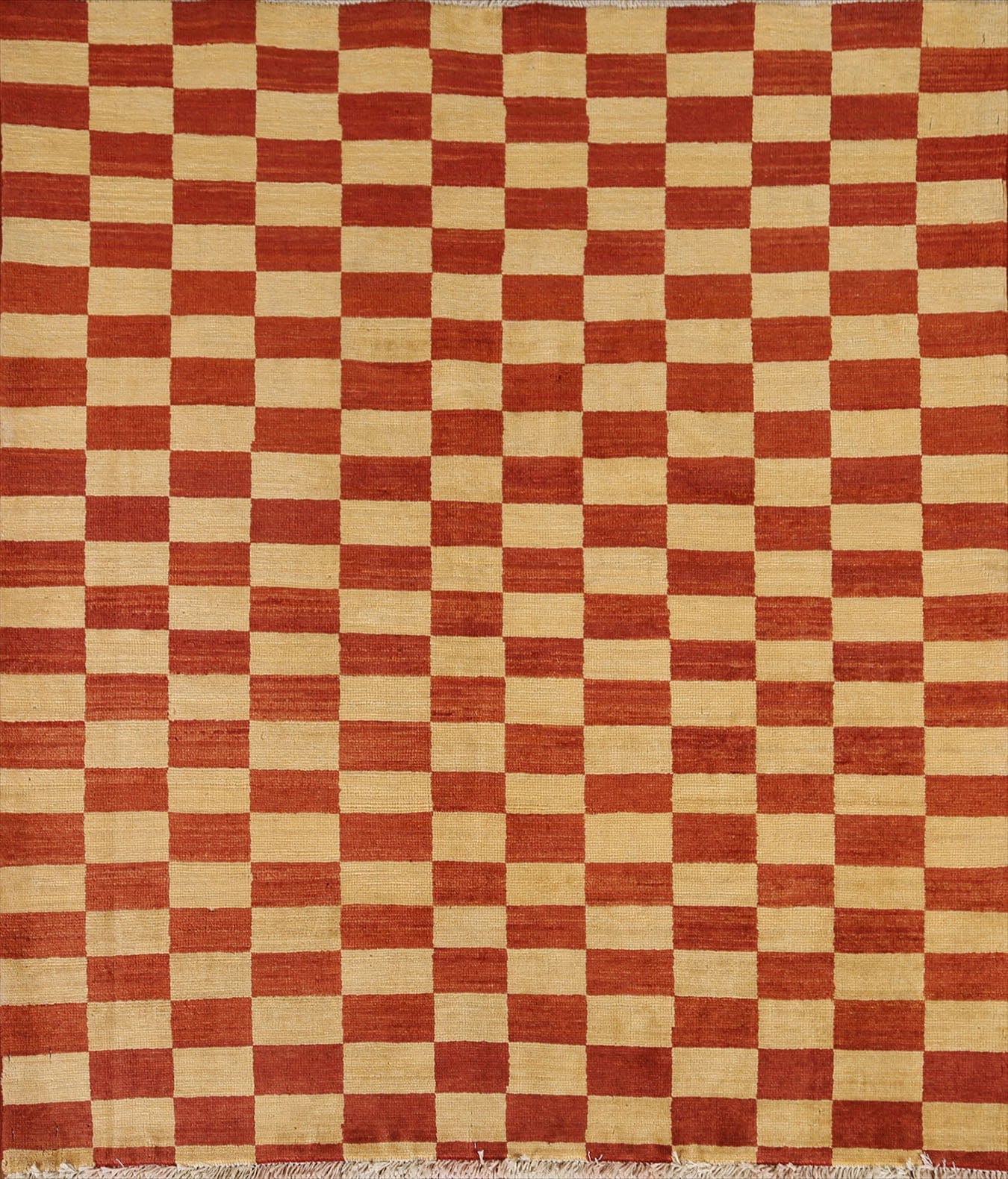 Checkered Gabbeh Kashkoli Oriental Area Rug 3x4