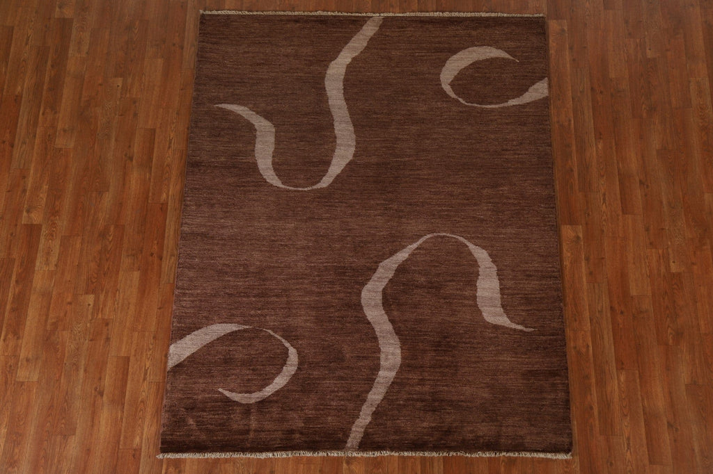 Bown Gabbeh Kashkoli Modern Area Rug 5x6