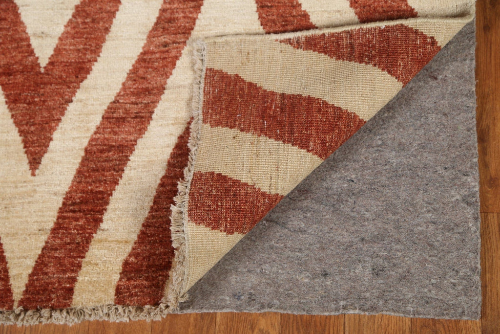 Chevron Gabbeh Kashkoli Wool Area Rug 4x6