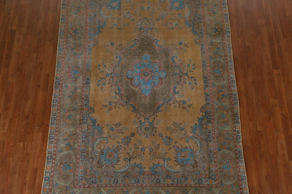 Over-Dyed Tabriz Persian Area Rug 6x10