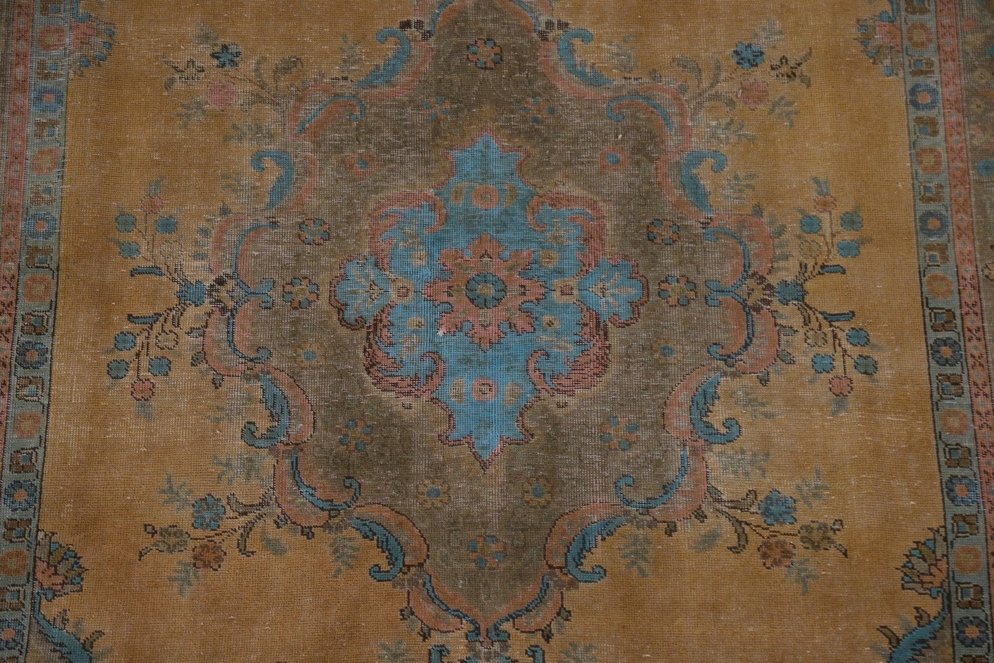 Over-Dyed Tabriz Persian Area Rug 6x10