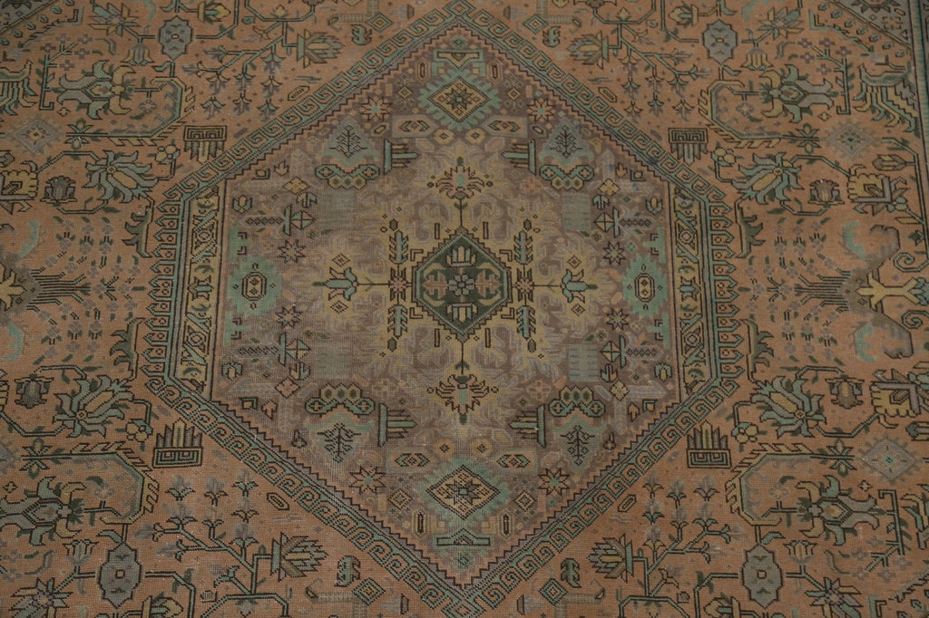 Vintage Tabriz Persian Area Rug 9x12