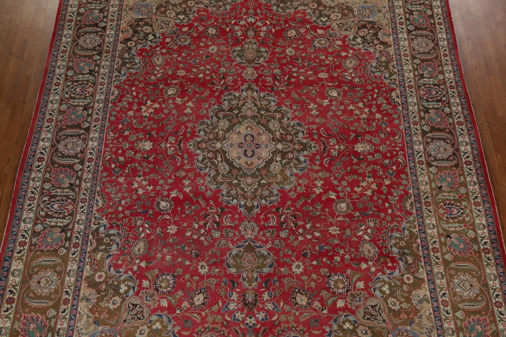 Traditional Mashad Persian Area Rug 10x13