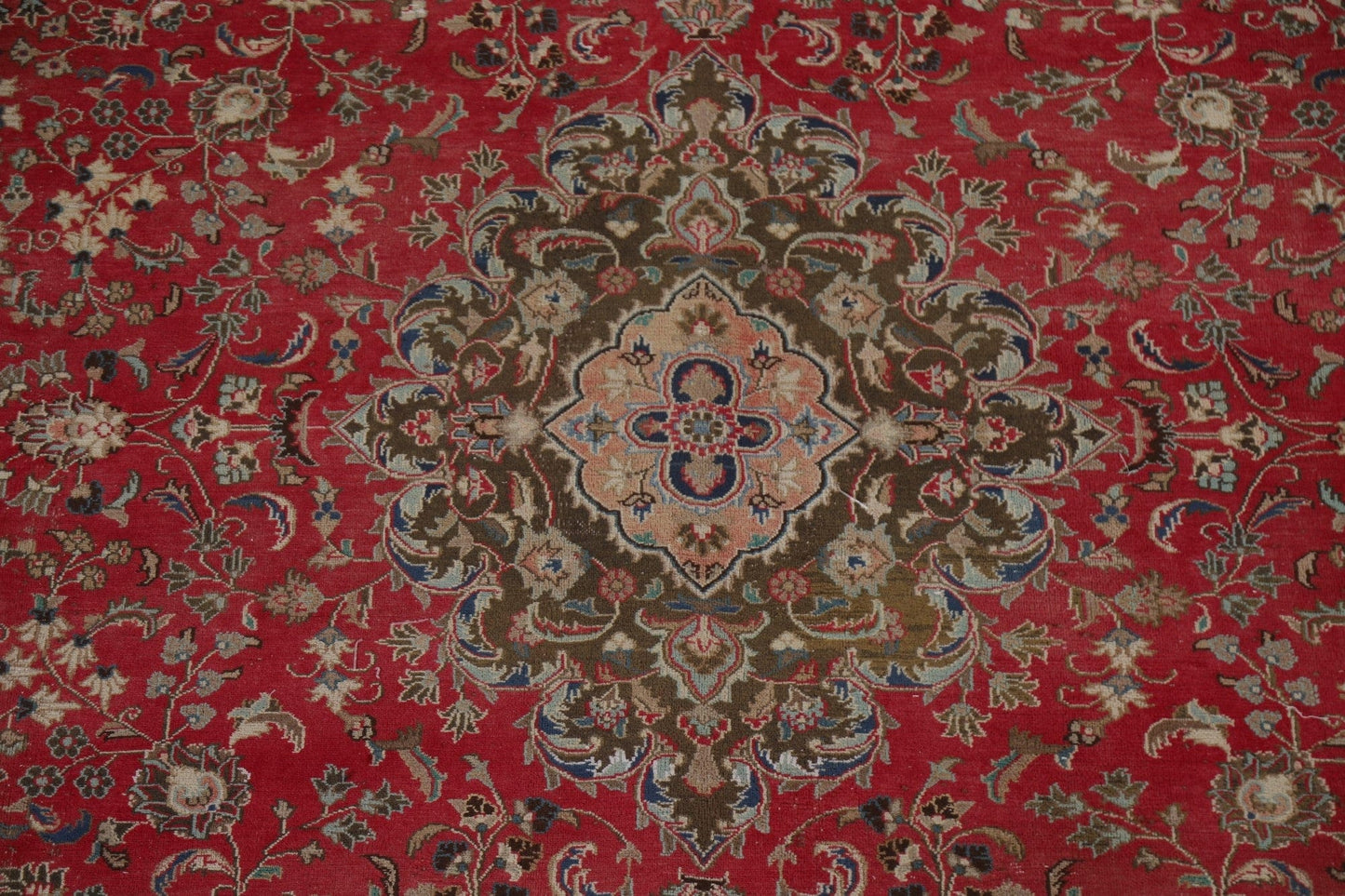 Traditional Mashad Persian Area Rug 10x13