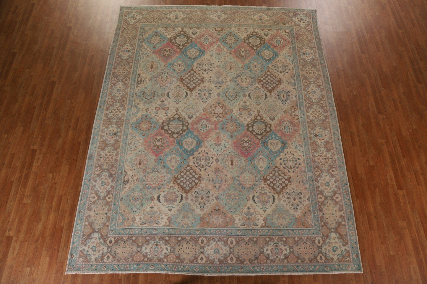 Vegetable Dye Antique Tabriz Persian Area Rug 10x12