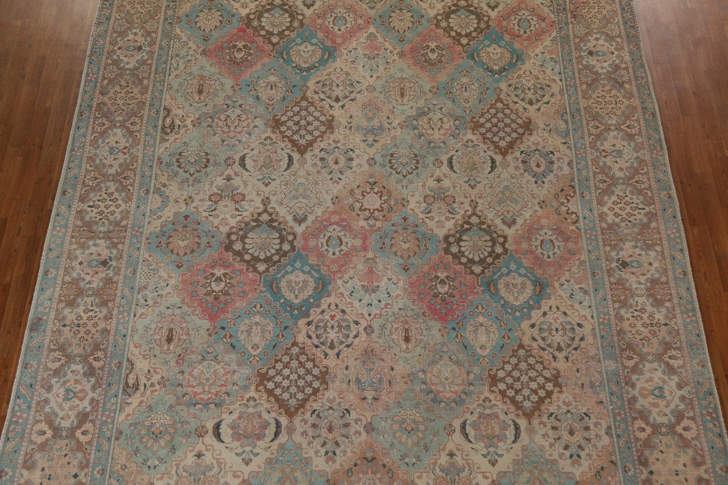 Vegetable Dye Antique Tabriz Persian Area Rug 10x12