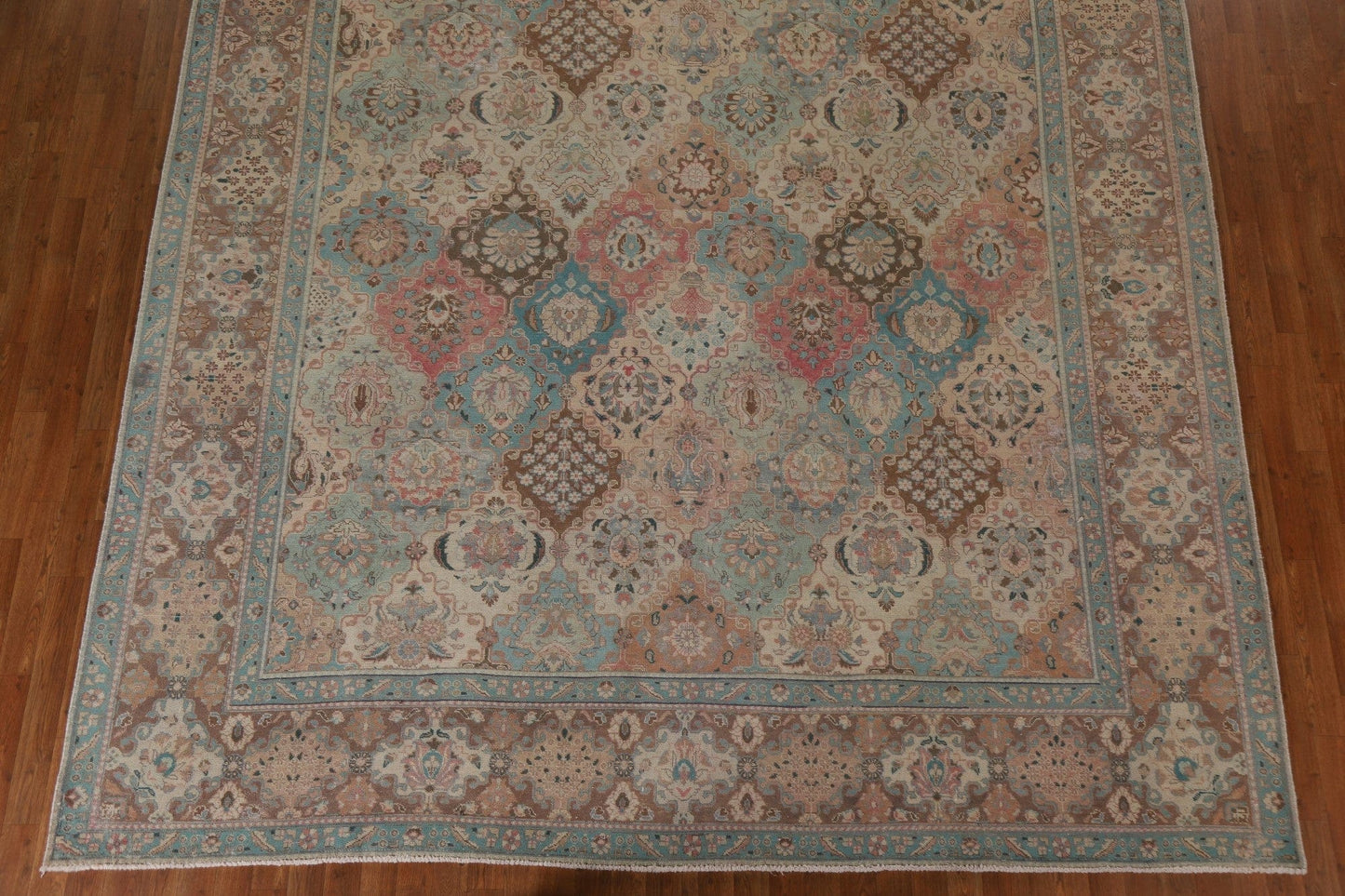 Vegetable Dye Antique Tabriz Persian Area Rug 10x12