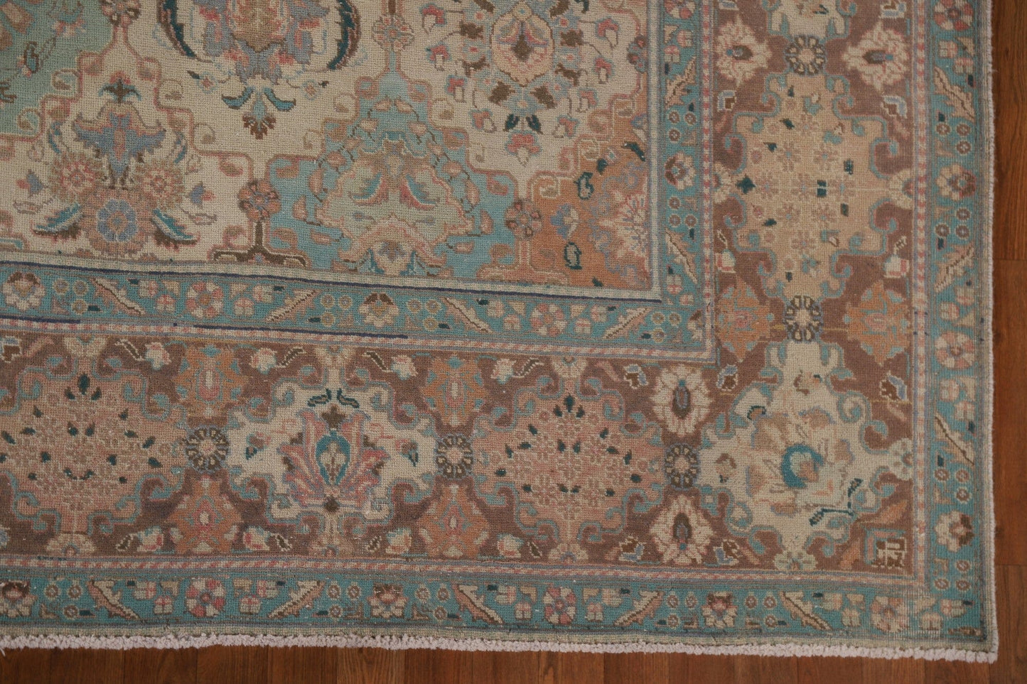 Vegetable Dye Antique Tabriz Persian Area Rug 10x12