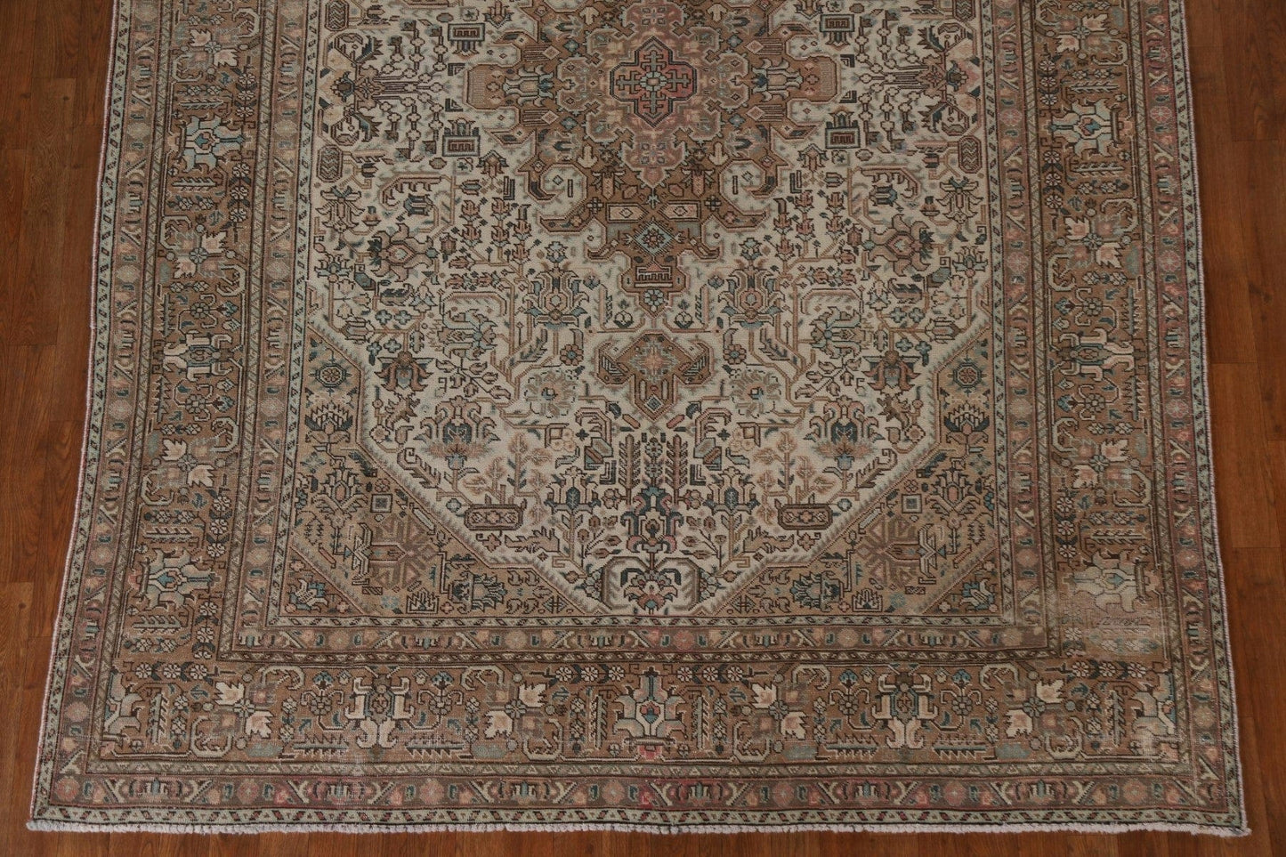 Distressed Tabriz Persian Area Rug 7x10