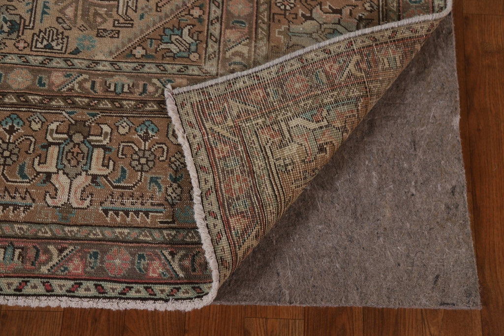 Distressed Tabriz Persian Area Rug 7x10