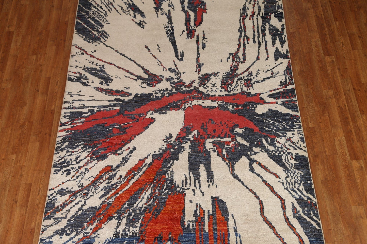 Contemporary Abstract Area Rug 6x9