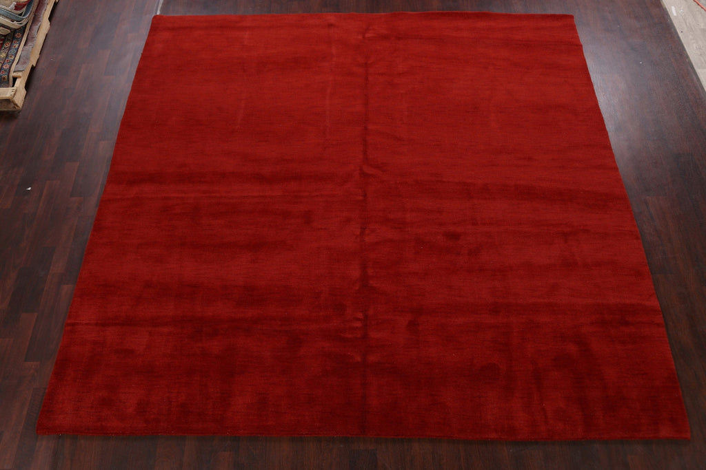 Red Square 10x10 Gabbeh Oriental Area Rug