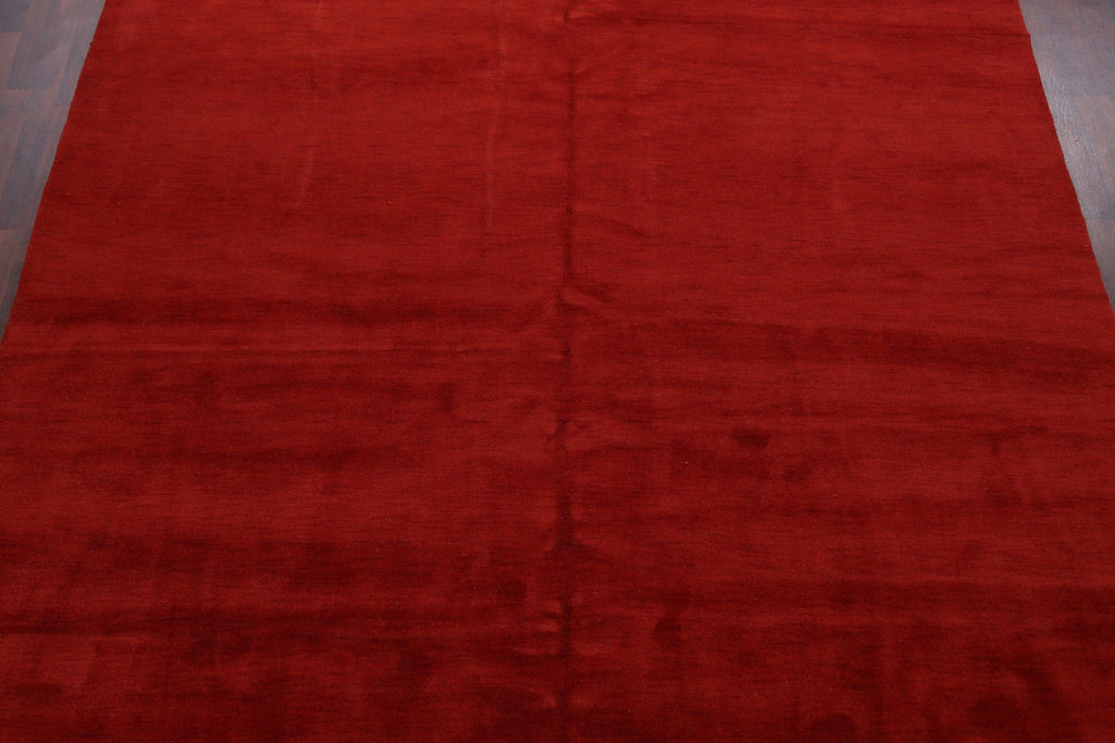 Red Square 10x10 Gabbeh Oriental Area Rug