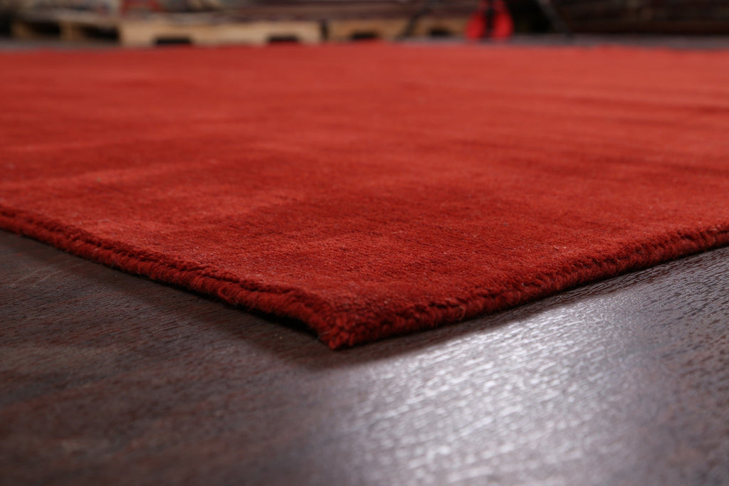 Red Square 10x10 Gabbeh Oriental Area Rug