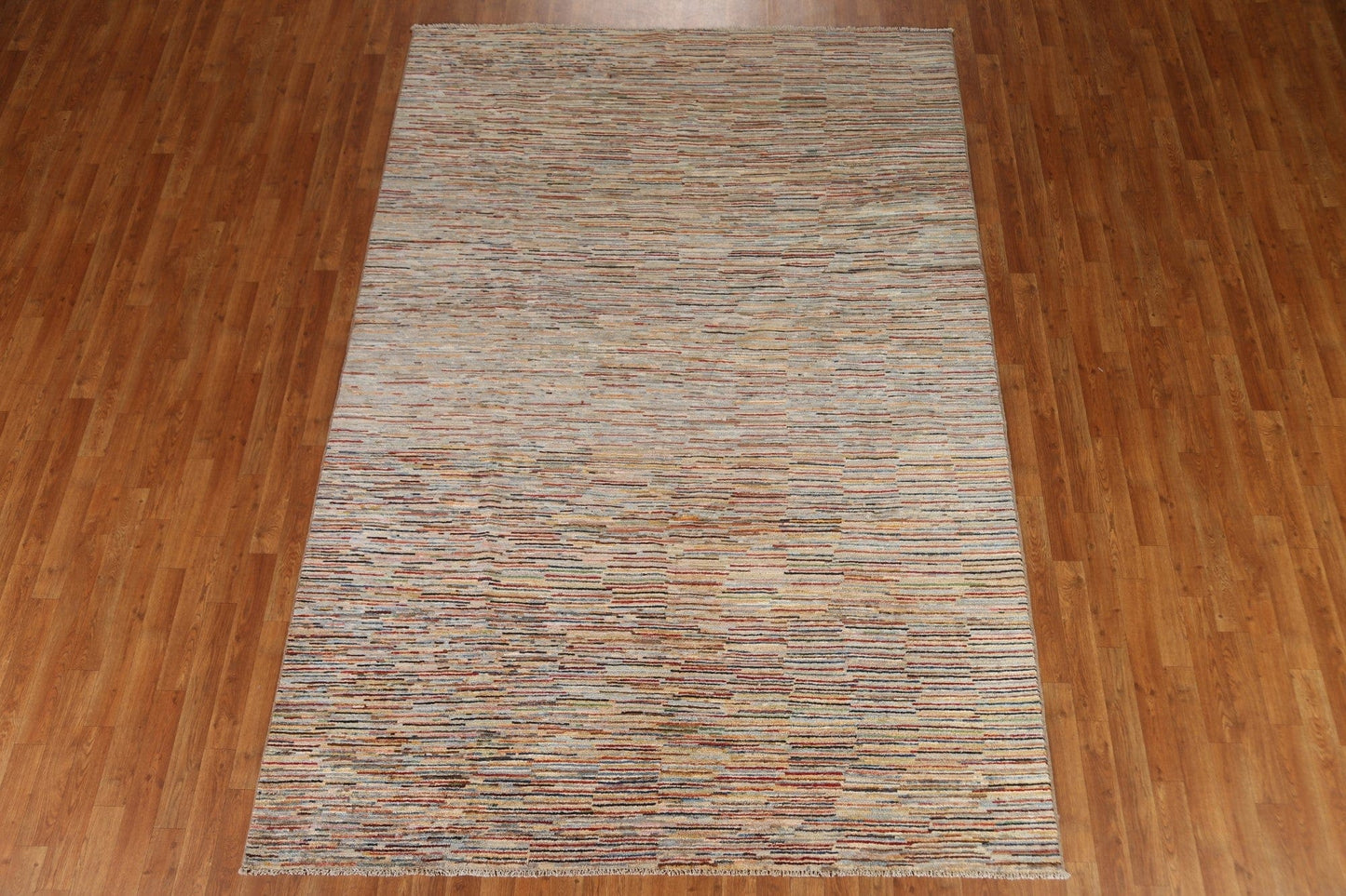 Striped Gabbeh Kashkoli Area Rug 7x10