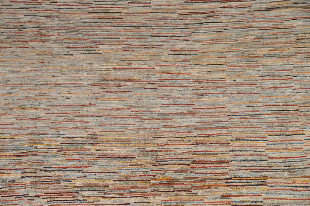 Striped Gabbeh Kashkoli Area Rug 7x10