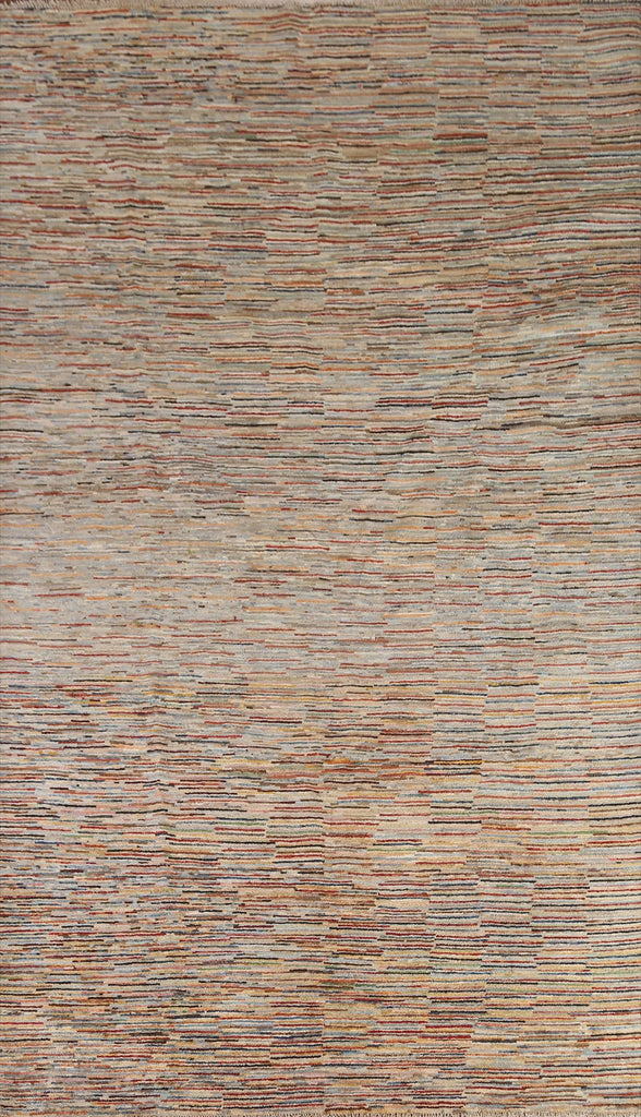 Striped Gabbeh Kashkoli Area Rug 7x10