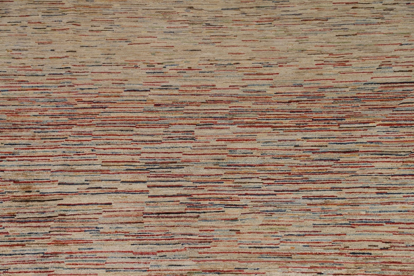 Striped Gabbeh Kashkoli Modern Area Rug 7x9