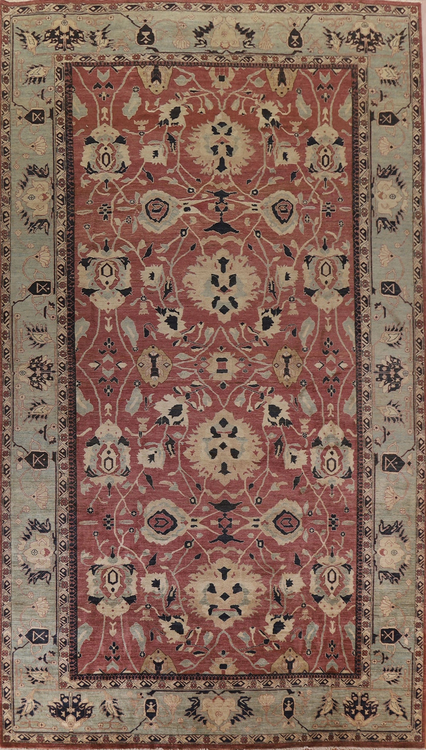 Vegetable Dye Ziegler Oriental Large Rug 12x18