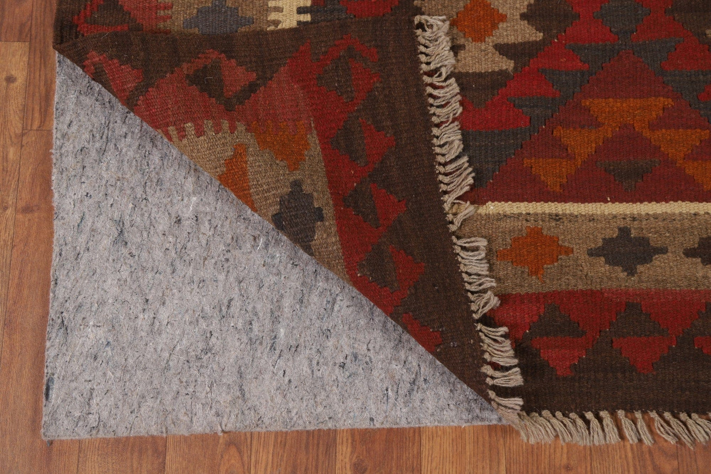 Kilim Reversible Wool Area Rug 5x8