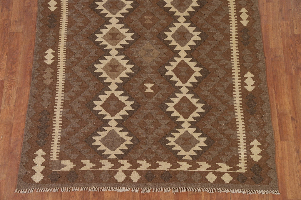 Geometric Kilim Oriental Area Rug 5x8