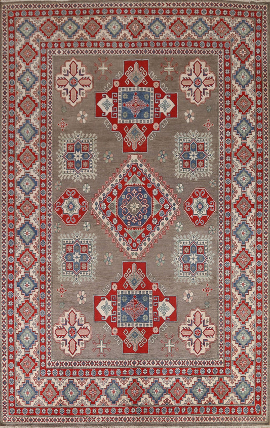 Geometric Kazak Oriental Area Rug 9x12