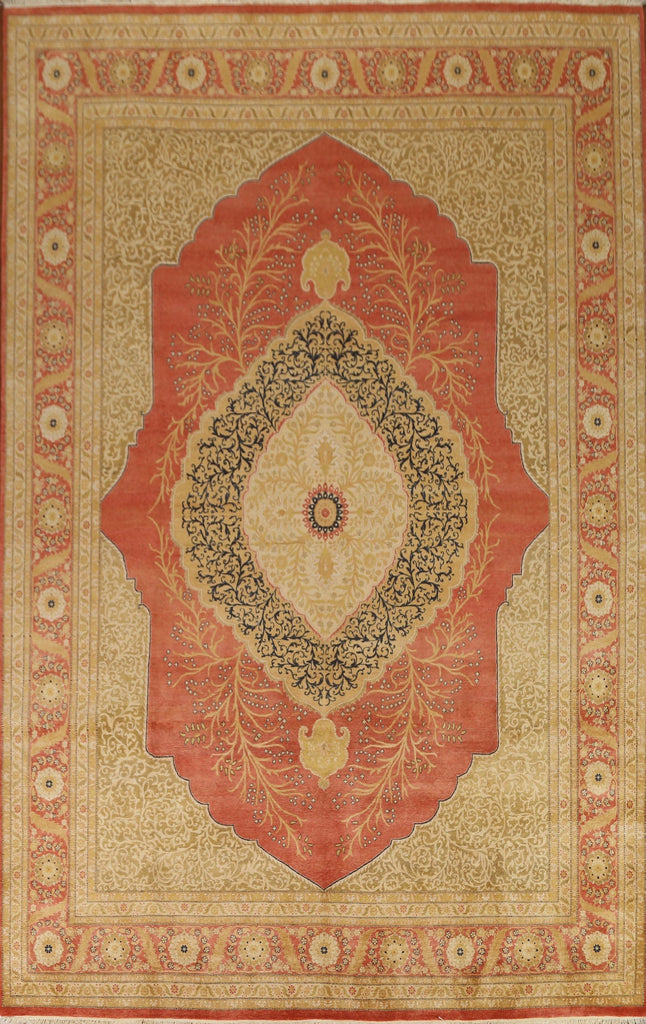 Vegetable Dye Tabriz Haj Jalili Oriental Area Rug 9x12