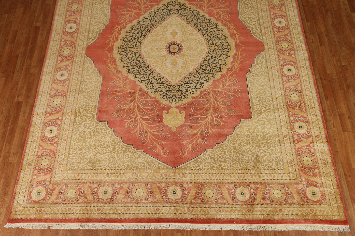 Vegetable Dye Tabriz Haj Jalili Oriental Area Rug 9x12