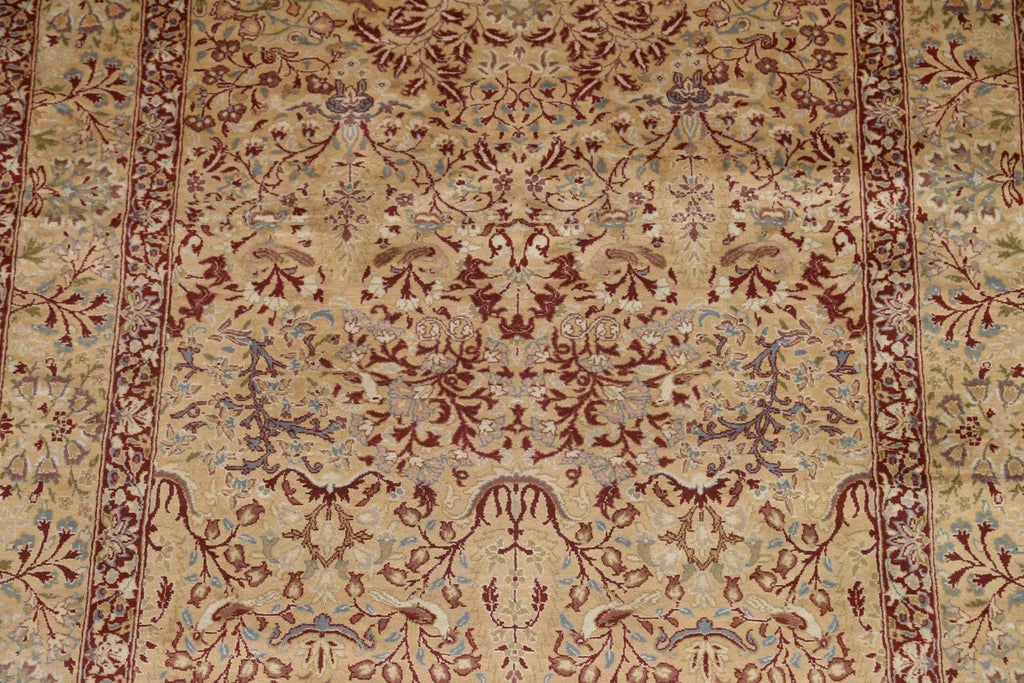 Vegetable Dye Qum Oriental Area Rug 5x7