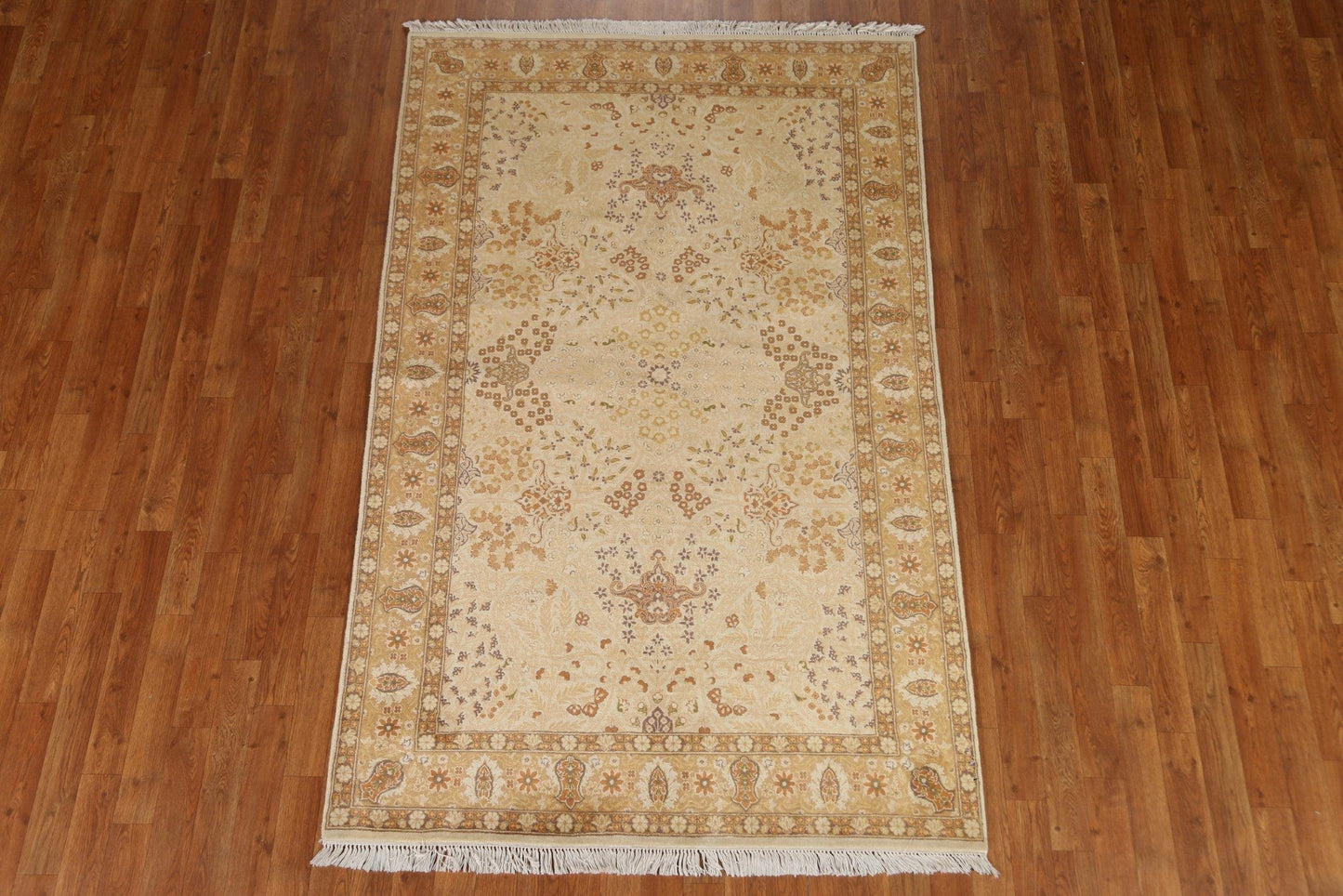 Vegetable Dye Aubusson Oriental Area Rug 5x7