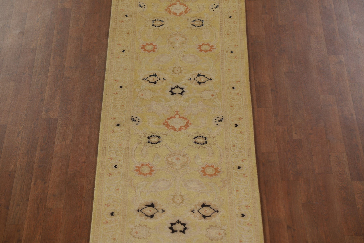 Vegetable Dye Ziegler Oriental Runner Rug 3x27