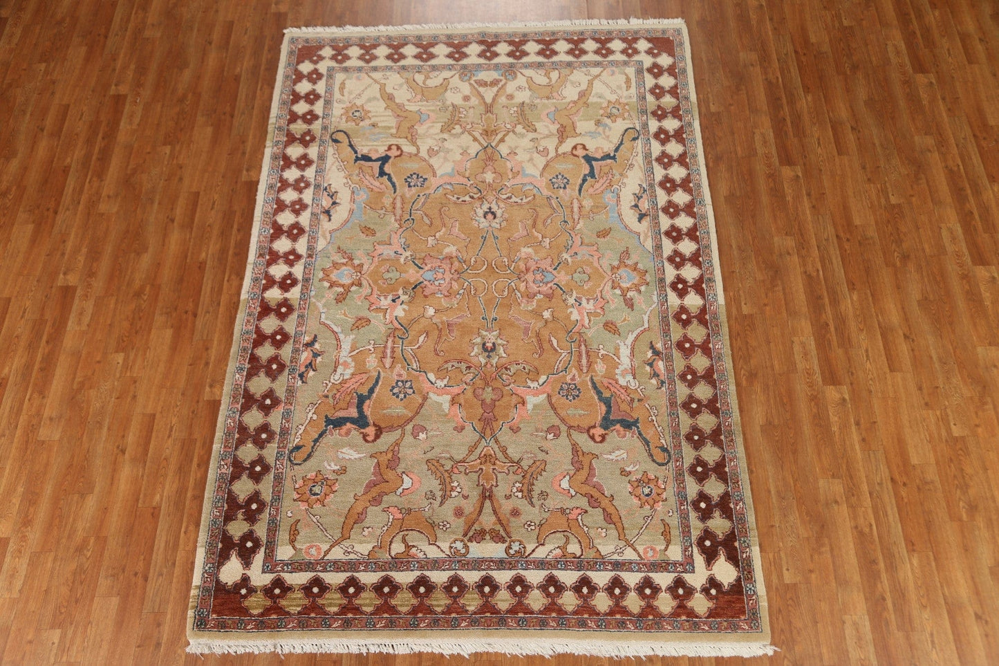 Vegetable Dye Oushak Area Rug 6x9