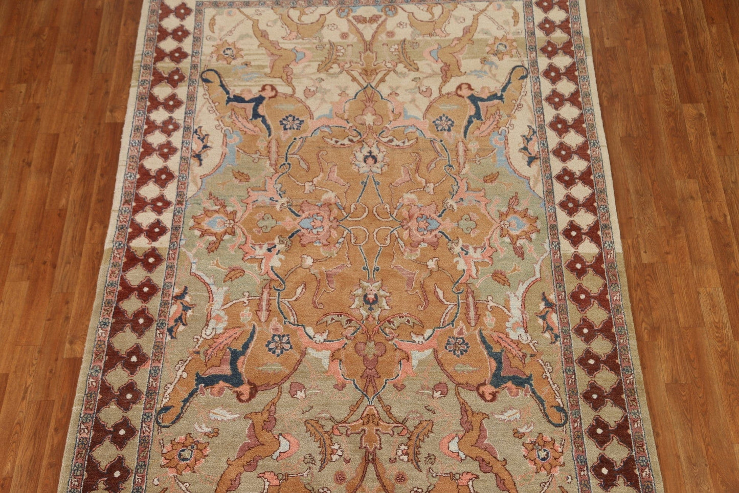 Vegetable Dye Oushak Area Rug 6x9