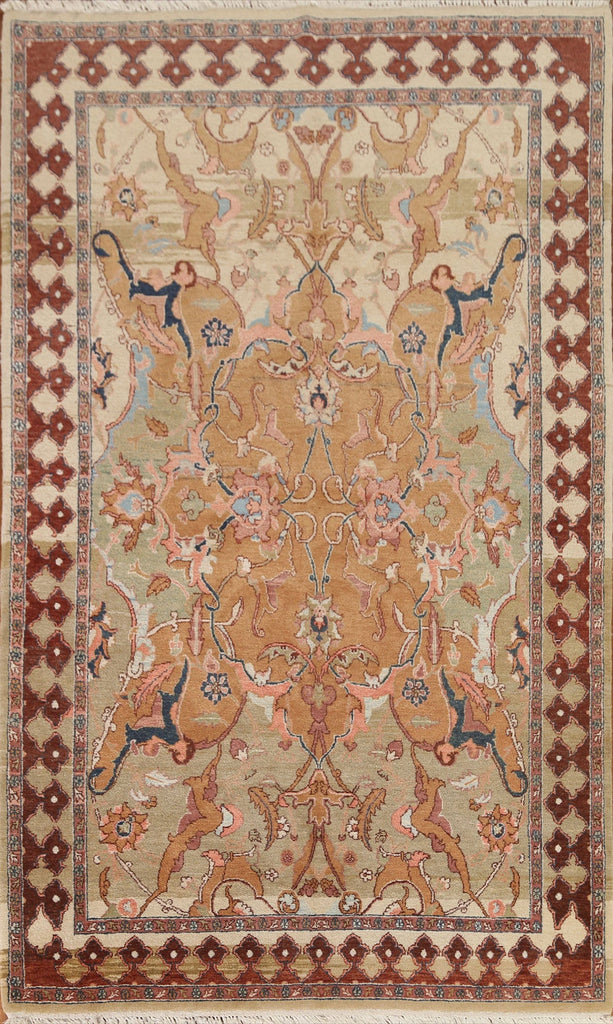 Vegetable Dye Oushak Area Rug 6x9