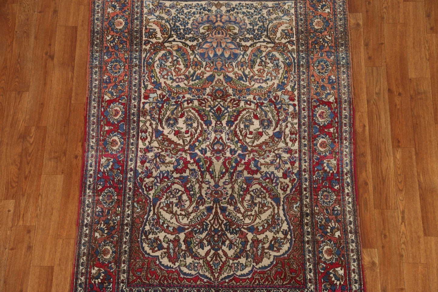 Antique Vegetable Dye Kerman Persian Area Rug 3x5