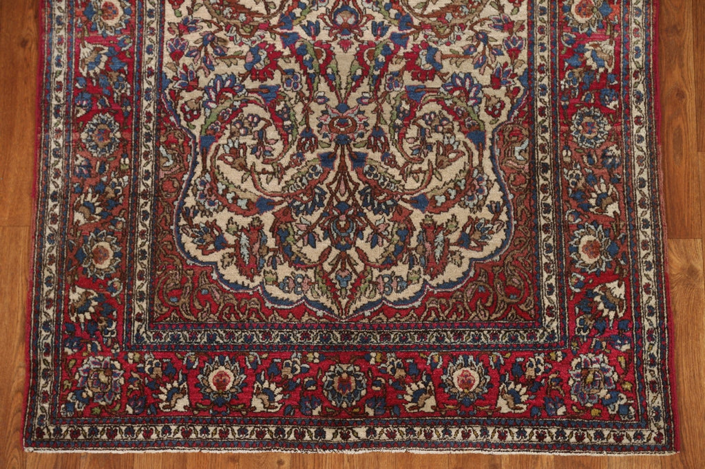 Antique Vegetable Dye Kerman Persian Area Rug 3x5