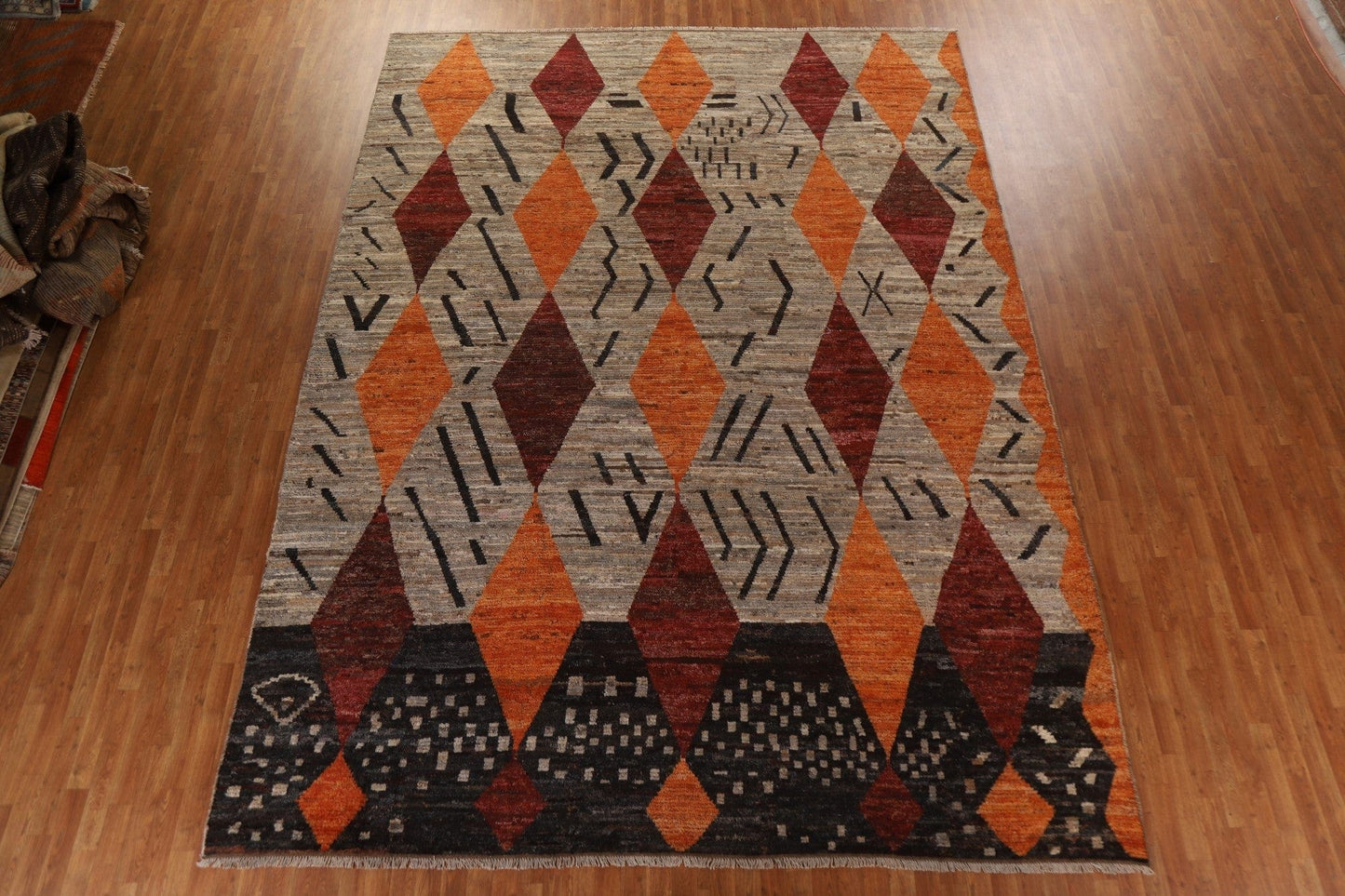 Geometric Moroccan Large Area Rug 10x14