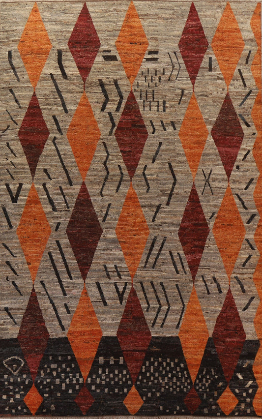 Geometric Moroccan Large Area Rug 10x14