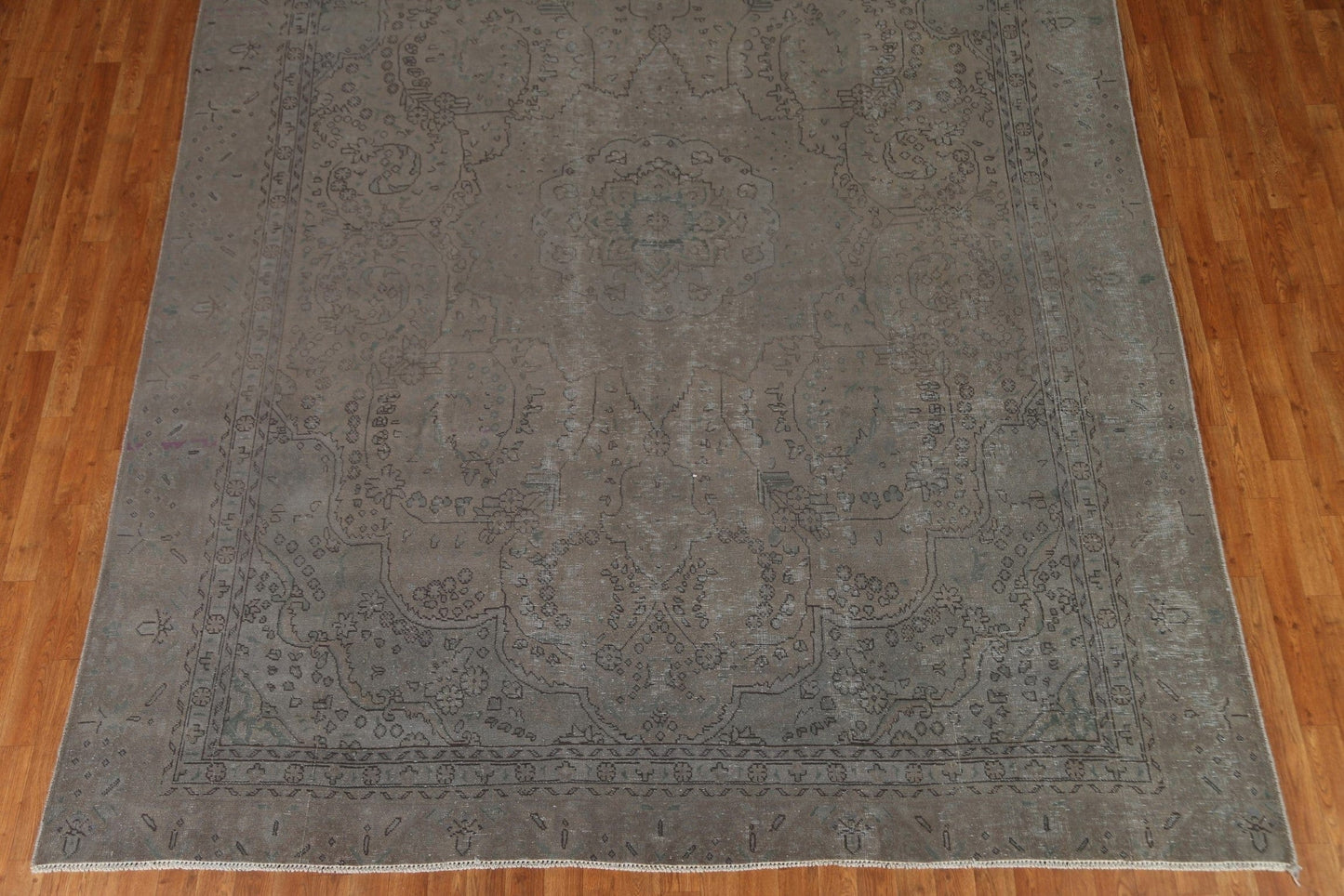 Over-Dyed Distressed Tabriz Persian Area Rug 9x12