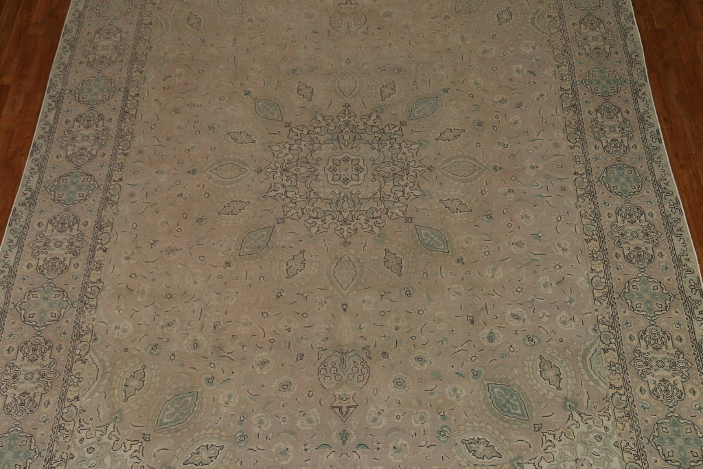 Distressed Tabriz Persian Area Rug 10x13