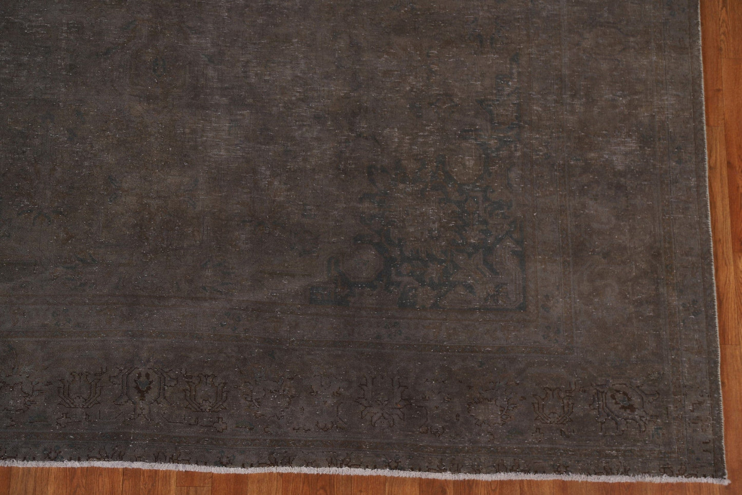 Distressed Over-Dyed Tabriz Persian Area Rug 10x12