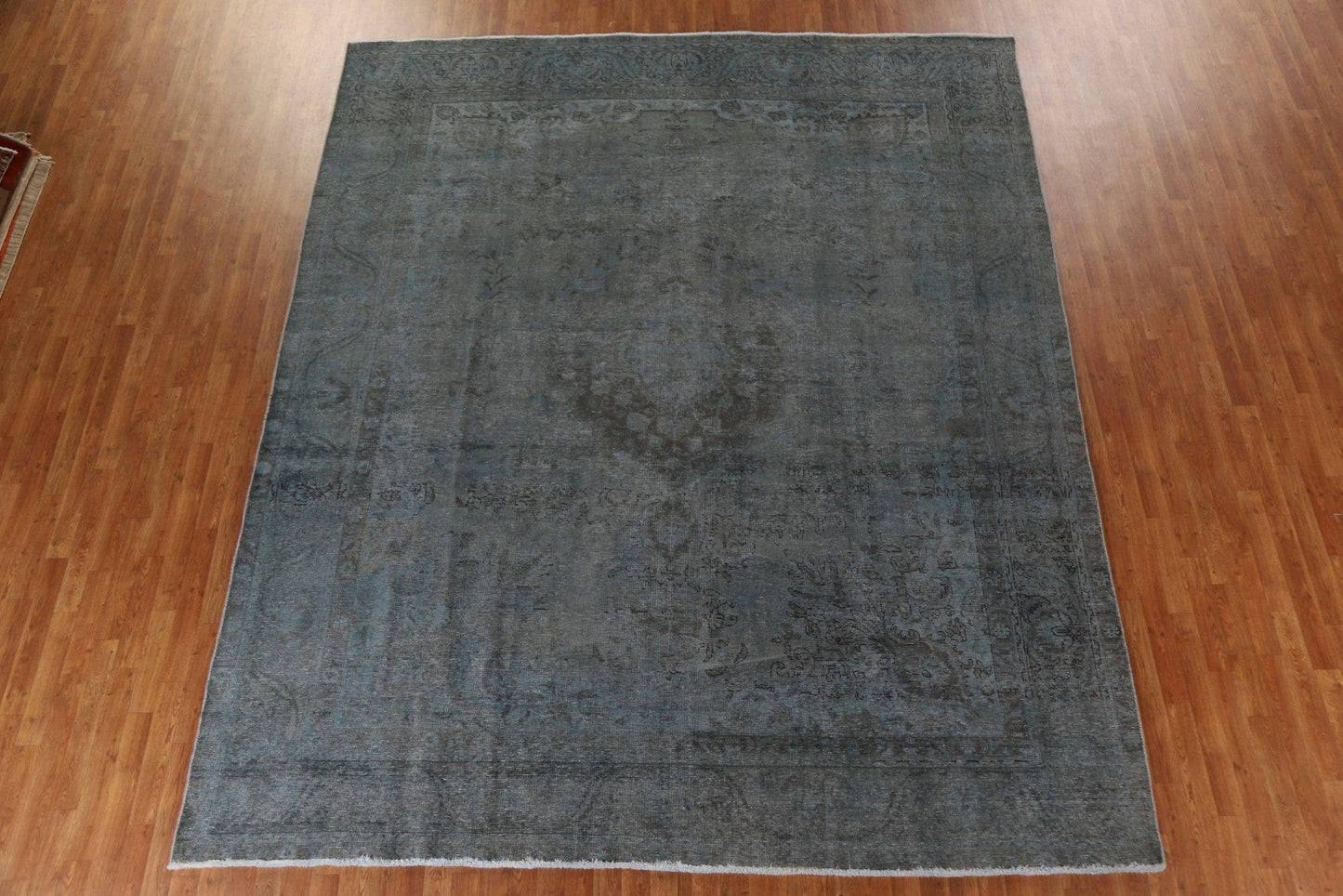 Distressed Over-Dyed Tabriz Persian Area Rug 8x12