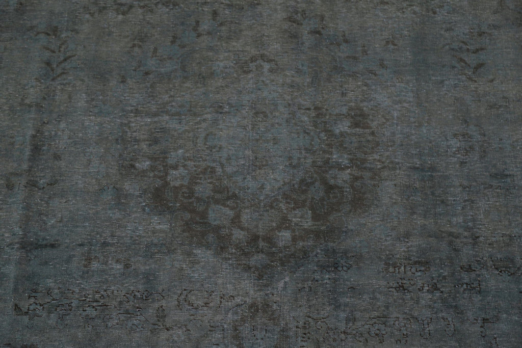 Distressed Over-Dyed Tabriz Persian Area Rug 8x12