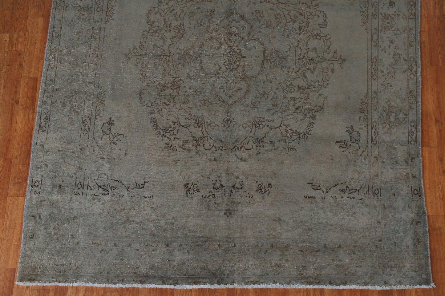 Distressed Over-Dyed Tabriz Persian Area Rug 6x9