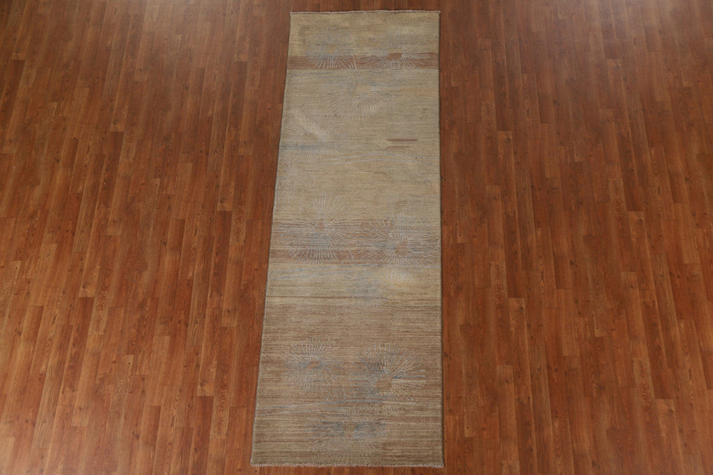 Wool Gabbeh Kashkoli Oriental Runner Rug 3x9