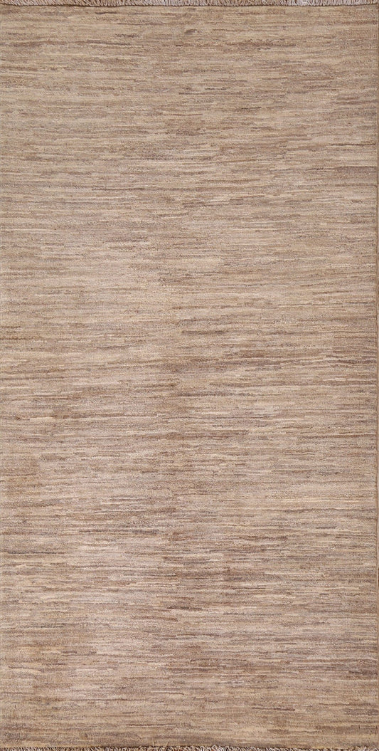 Contemporary Gabbeh Kashkoli Area Rug 3x6