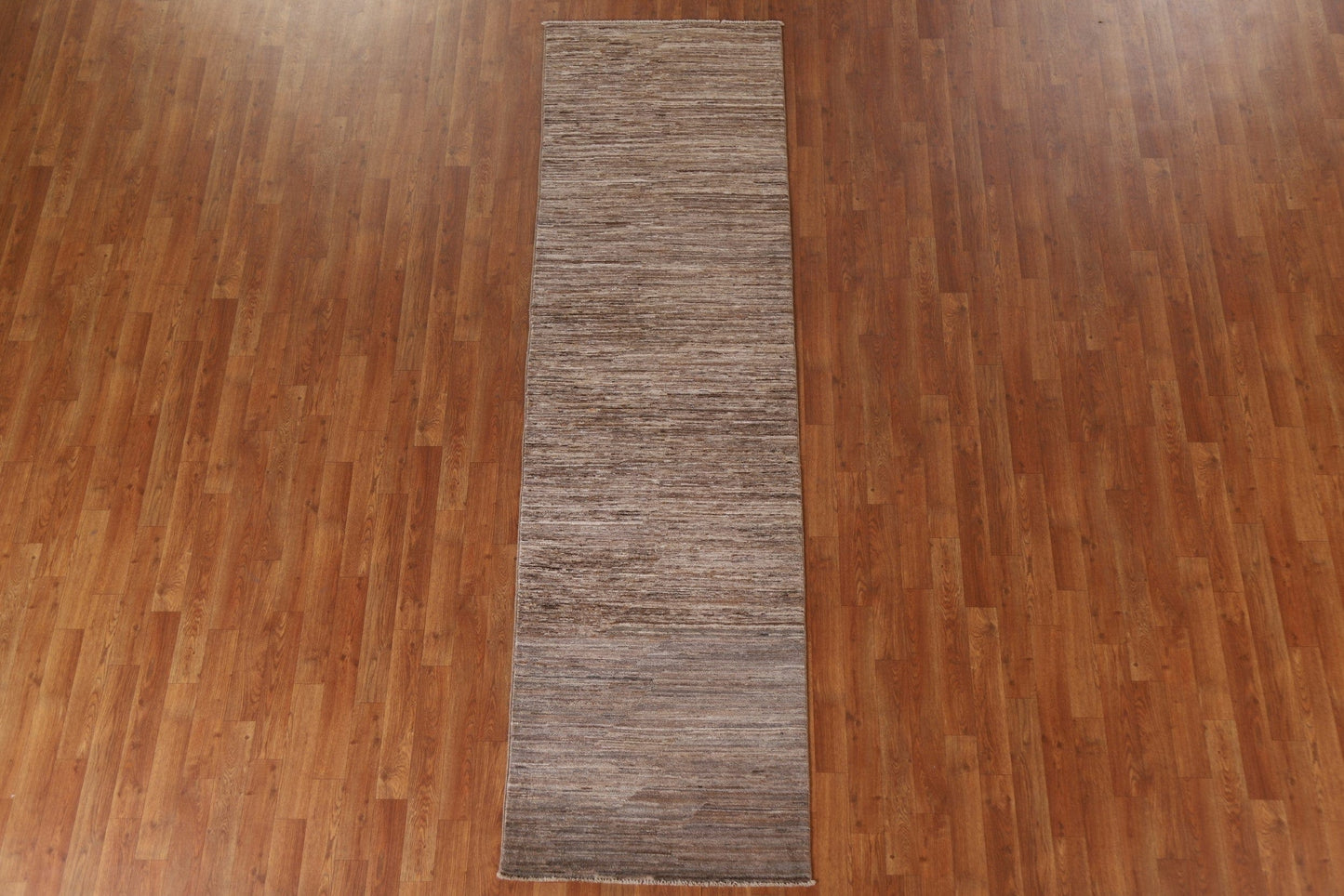 Striped Gabbeh Kashkoli Wool Runner Rug 3x9